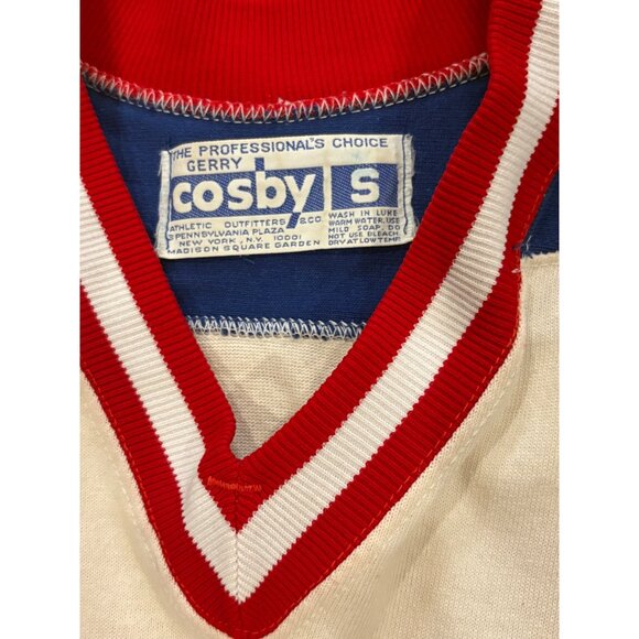 Rare Vintage 80's New York Rangers Barry Beck #5 Gerry Cosby NHL Jersey Small - Picture 7 of 7